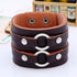 braunes rohleder armband herren manschette breitarmband uniqal sale